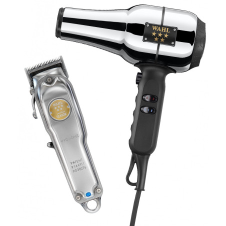 WAHL Metal Combo 5 star (Senior + fén Barber 5star)