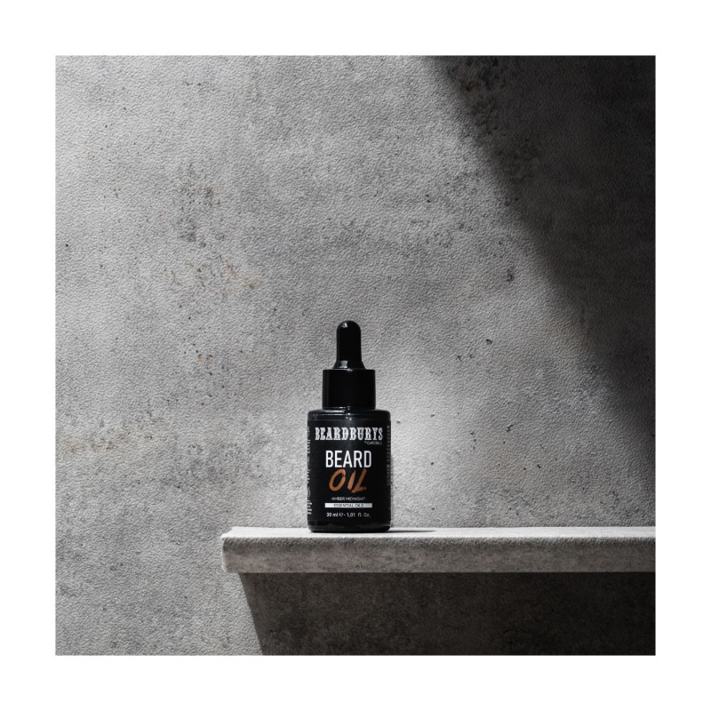 Olej na vousy BEARDBURYS Amber Midnight - 30 ml.