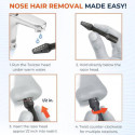 SILKSLIDE Pro TWIZZER – Twist & Trim Nose Hair Razor