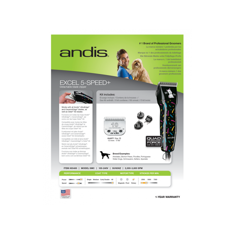 Andis Excel 5-Speed+