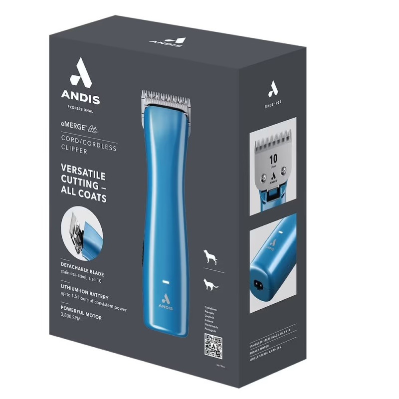 ANDIS eMERGE Lite - Blue