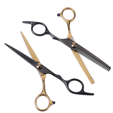 Set kadeřnických nůžek na domací střihání