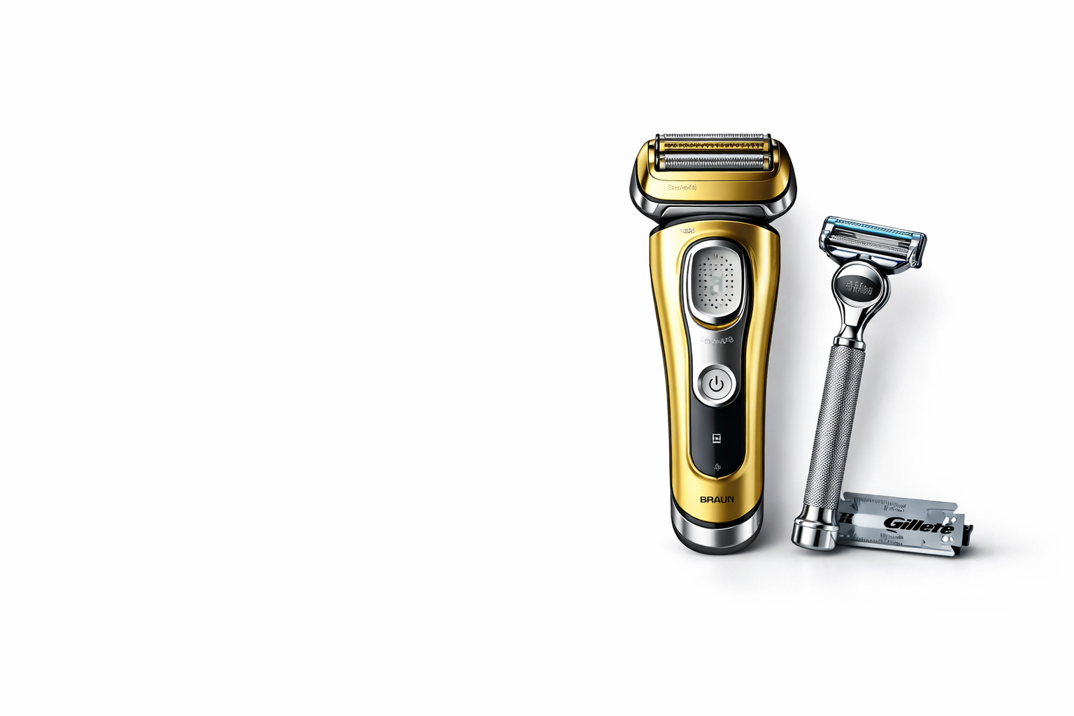 Headphone on yellow background